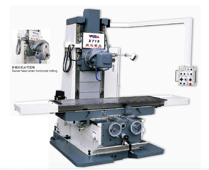 床身式万能铣床系列